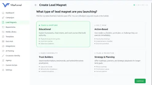 Lead magnet generator preview